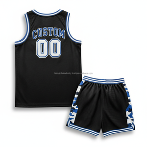 ชุดบาสเก็ตบอลสำหรับผู้ชาย แบบกำหนดโลโก้เองได้ พร้อมหมายเลข สำหรับนักเรียน ยืดหยุ่นสูง ระบายอากาศได้ดี ทนทาน ไร้รอยต่อ สะท้อนแสง - Product Image 3