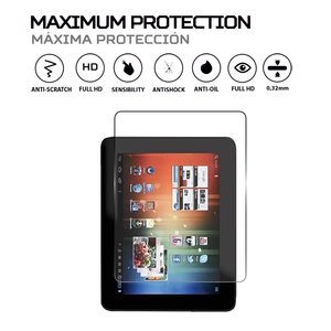 Protector de pantalla ANTISHOCK para tableta Mediacom SmartPad 850i, accesorio premium - Product Image 2