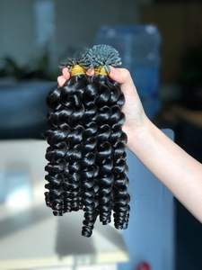 Cheveux vierges vietnamiens pré-collés en kératine, super double trame, lisses, fabriqués au Vietnam, produit capillaire humain de haute qualité - Product Image 5