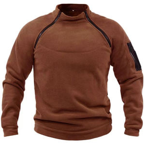 Sudadera de Forro Polar para Hombre con Dos Cremalleras, Personalizable con Logotipo OEM o en Existencia - Product Image 6