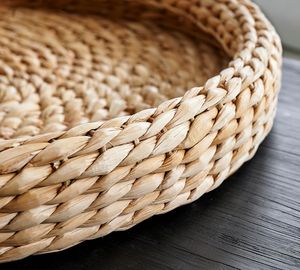 Accessoires de cuisine plateau décoratif en jacinthe d'eau naturelle plateau de service nourriture décor de cuisine fait à la main au Vietnam - Product Image 6