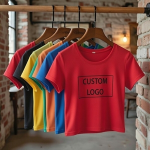 Vente en gros de crop tops pour femmes, écologiques, respirants, à manches courtes, OEM, tendance, décontractés et sportifs, en coton imprimé, personnalisés, Bangladesh - Product Image 3
