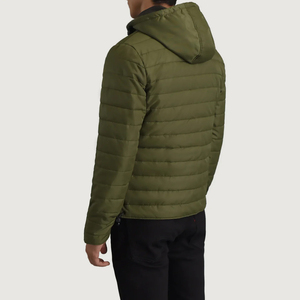 Veste d'hiver pour homme, doudoune matelassée chaude, légère, pliable, à capuche, coupe-vent, décontractée et tendance - Product Image 5