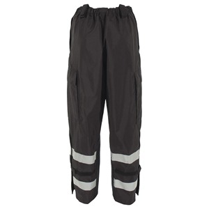 Pantalones de Seguridad Impermeables de Alta Visibilidad ANSI Clase 1 EN ISO 3, Pantalones de Trabajo Resistentes para Hombre con Paneles Reflectantes, de Poliéster - Product Image 2