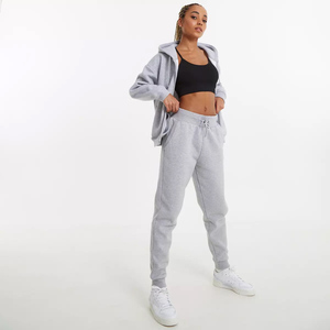 . Sweat à capuche basique en coton pour femme haut tendance de couleur unie à manches longues texture douce respirante idéal pour une utilisation intérieure ou extérieure - Product Image 2