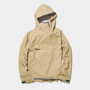 Vestes anorak personnalisées en nylon/polyester à demi-fermeture éclair pour hommes et femmes style de rue avec col montant et conception de blocs de couleurs - Product Image 6