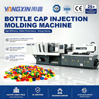Machines de moulage par injection horizontales électro-hydrauliques à servo de 100 tonnes Yangxin Small pour bouchons de bouteilles