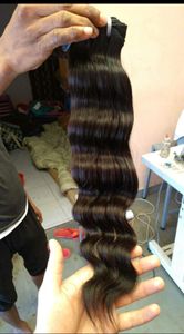 Mèches de cheveux indiens vierges Remy pour toupets, 8-36 pouces, texture lisse ou ondulée, écologiques, légères, douces, cheveux humains bruts - Product Image 2