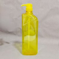 Vietnam 1000ml carré PET bouteilles de lavage à la main Unique Transparent vide bouteilles de savon liquide emballage couleur personnalisée