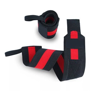 Muñequera de levantamiento de pesas con Logo personalizado, envolturas de muñeca de calidad Premium para entrenamiento de fuerza, Fitness, gimnasio - Product Image 2