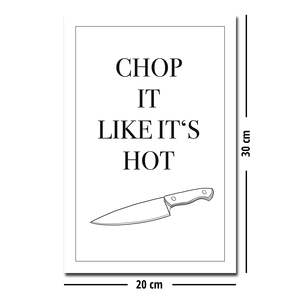 20 X 30 cm Chop It Like It's Hot Kitchen Song <b>Poster</b> Paper Wall Decor <b>Poster</b> - Product Image 2