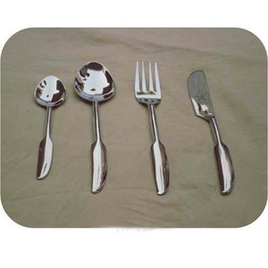 Cubiertos para exteriores de estilo del sudeste asiático, cubiertos de acero inoxidable para banquetes de boda, cubiertos chapados en oro, cubiertos, juego de cuchara y tenedor - Product Image 2