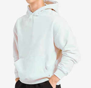 เสื้อฮู้ดดี้ผู้ชายแบบสวมหัว ผ้าโพลีเอสเตอร์/คอตตอน หนัก 340 กรัม ผ้าฟลีซ ทรงโอเวอร์ไซส์ ดีไซน์กระเป๋า เหมาะสำหรับฤดูหนาว ป้องกันรอยยับ - Product Image 6