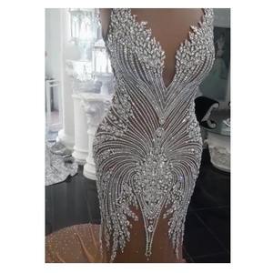 ชุดราตรีประดับลูกปัดสำหรับงานปาร์ตี้และชุดราตรี - Product Image 1