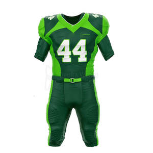 Conjuntos de uniformes de fútbol americano para adultos de talla grande de alta calidad, último diseño, patrón de números, secado rápido, transpirable, precio al por mayor - Product Image 1