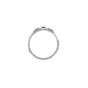 Anillo Ajustable de Oro Blanco de 14k con Tanzanita, Incrustaciones de Sol, Luna y Estrellas, Chapado en Oro Rosa, Elegante Acero Inoxidable con Circonita, Chapado en Oro de 18k - Product Image 3