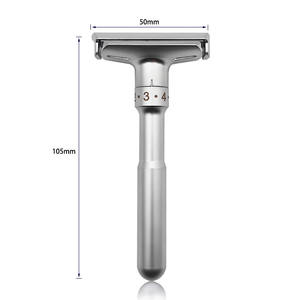 Maquinilla de afeitar de seguridad para mujer de doble filo ecológica con logotipo personalizado para mujer maquinilla de afeitar cerrada - Product Image 2