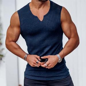 New Men's Pure Cotton Tight <b>Vest</b> Casual Sports Tank Tops Middle-aged Sleeveless Basic Tops Quick Drying <b>Bodybuilding</b> <b>Vest</b> - Product Image 1