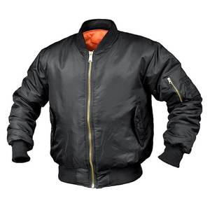 Chaquetas de bombardero de satén para mujer, chaquetas de bombardero impermeables para hombre, chaquetas de bombardero de nailon impermeables en blanco al por mayor - Product Image 2