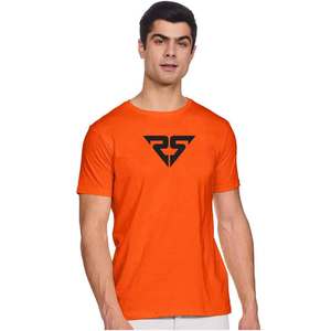 Camisetas lisas de verano Camisetas brillantes de verano de color naranja logotipo personalizado - Product Image 2