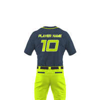 Ensembles d'uniformes de baseball sur mesure en gros, design imprimé, logo personnalisé, nom d'équipe personnalisé, adultes, 100 % polyester, séchage rapide