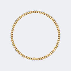 Bracelet tennis en or avec diamants ronds de 3,28 carats, couleur E, cultivés en laboratoire, sertis en feston, bijoux pour femme, 7 pouces - Product Image 6