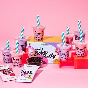 Set per Degustazione di Mini Boba Pearl Gourmet, Include 8 Porzioni di Bubble Tea, 2 Gusti, Bicchieri e Coperchi - Product Image 4
