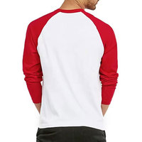 T-shirt à manches longues pour homme, imprimé, sur mesure, en polyester et coton, coupe ample, faible MOQ