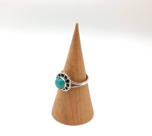 925 Sterling Silver Boho Style Bague À La Main Bijoux Classiques pour Femmes Turquoise Gemstone Parfait Cadeau De Mariage pour Femme - Product Image 3