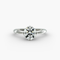 Bague de fiançailles classique en argent 925 avec diamant taille princesse pour femme, sertie à griffes, style géométrique