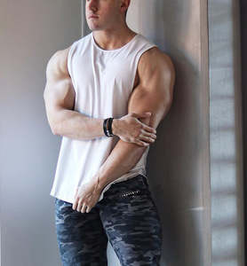 Camiseta sin Mangas Promocional al por Mayor, Personalizada, Camiseta sin Mangas para Hombre, Camiseta sin Mangas con Corte Profundo para Gimnasio, para Hombre y Mujer - Product Image 6