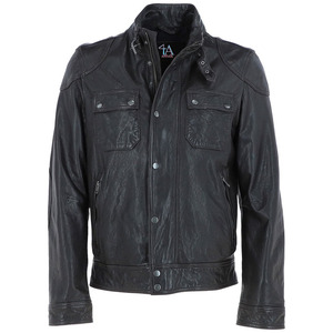 Nueva llegada de chaquetas de cuero Pu con cremallera para los hombres de último estilo de ropa de invierno de los hombres chaqueta de cuero a granel cantidad chaqueta para los hombres - Product Image 1