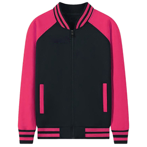 Winter Style for Men and <b>Women</b> Stand Collar Custom Bulk Wholesale Unisex Polyester Varsity <b>Jacket</b> High Quality Casual - Product Image 2