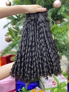 Pixie Curly Cabello sin procesar Extensiones de cabello humano real Paquetes Cutícula alineada Sin enredos Precio al por mayor - Product Image 4