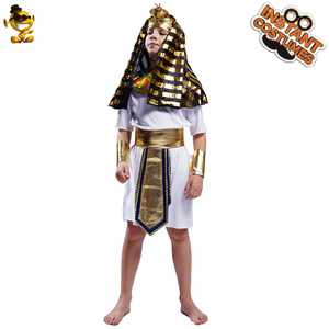 Gros Halloween Enfants Héroïque Petit Samouraï Égyptien Spectacle Costume Petit Pharaon Prince Cosplay Costume - Product Image 3