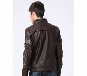 Nouveau Causal Vintage meilleur nouveau design respirant hommes vestes en cuir poches veste durable prix de gros hommes veste en cuir - Product Image 6