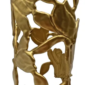 Vase à fleurs en fer artisanal haut de gamme, écologique, style luxueux, design artistique contemporain côtier, décoration de table pour la maison Zahid - Product Image 5