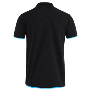 เสื้อโปโลสำหรับผู้ชายเสื้อโปโลผ้าคอตตอน/โพลีเอสเตอร์สีพื้นไม่มีลาย - Product Image 4