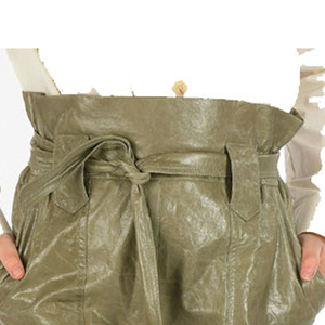 Pantalones cortos de cuero personalizados para mujer, ropa informal, ligeros, de diferentes tamaños, nuevo diseño a la moda - Product Image 5