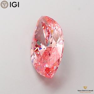 เพชรทรงมาร์คีส์ 3.01 กะรัต พร้อมใบรับรอง IGI เพชร CVD ผลิตในห้องปฏิบัติการ สีชมพูสดใส ระดับความสะอาด VVS2 เหมาะสำหรับทำเครื่องประดับ - Product Image 3