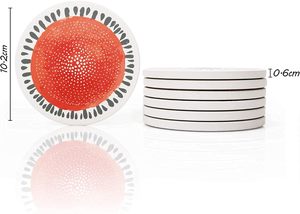 Protégez vos surfaces avec style avec ces élégants sous-verres en céramique Idéal pour le café, le thé ou les cocktails - Product Image 5