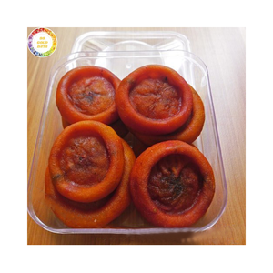 Chips de kaki séchées croustillantes, technologie de friture sous vide, faible teneur en huile, collation saine, approvisionnement en vrac - Product Image 1