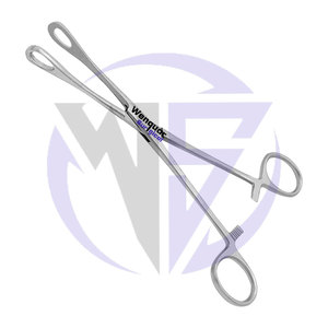 Pinzas de Esponja de 9.5 Pulgadas con Mordazas Rectas y Lisas, Instrumento Quirúrgico de Acero Inoxidable, Gran Venta - Product Image 3