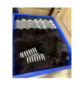 Proveedor de trama de cabello humano real brasileño alineado con cutícula Virgen sin procesar directamente de la India corte de templo para trama Genius - Product Image 4