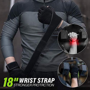Gants d'haltérophilie élastiques Gym Fitness pour hommes - Product Image 4