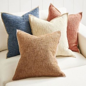 Boho Print Fringe <b>Cushion</b> <b>Cover</b> Luxury Soft Organic Cotton Zipper Closure 45x45 Size for Home Living Room Decor for Couch - Product Image 5