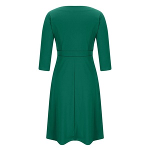 2025 nouveautés lâche surdimensionné femmes carrière robes été à manches courtes décontracté genou longueur bouton grande taille droite - Product Image 3