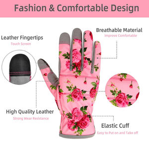 ถุงมือทำสวนอินเทรนด์ถุงมือกันลื่นใช้ซ้ำได้ถุงมือกลางแจ้งที่สะดวกสบายสำหรับบ้านและสวนที่ทันสมัยโดยอุตสาหกรรมที่น่าตื่นตาตื่นใจ - Product Image 4