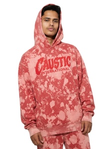 Sudadera con Capucha Personalizada con Lavado Ácido, de Gran Gramaje 500GSM, Forro Polar de Doble Capa, Oversize, Estilo Vintage Desgastado, Corte Holgado, Pullover, Streetwear para Hombre - Product Image 2