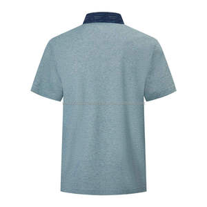 Camiseta de Manga Corta para Hombre, 100% Algodón, Personalizada, de Alta Calidad, Cómoda, Elegante, con Bordado y Diseño Sólido - Product Image 2